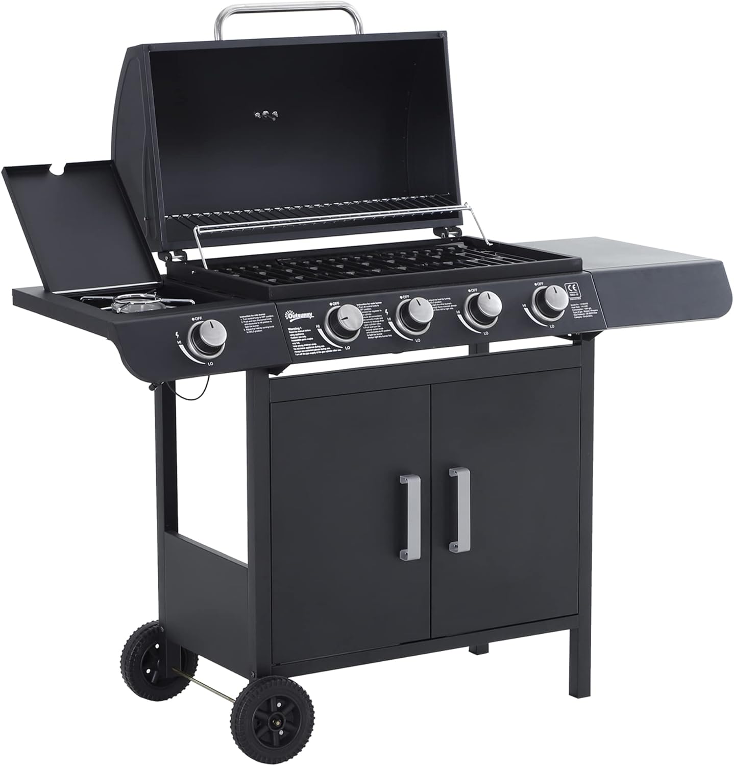 4+1 Burner Gas BBQ Grill