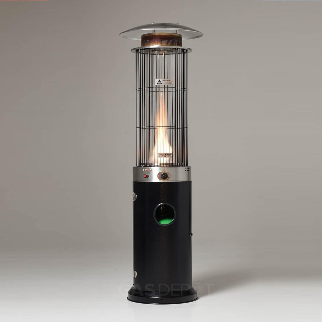 Gas Patio Heater 13.5KW (Black with Black Cover)