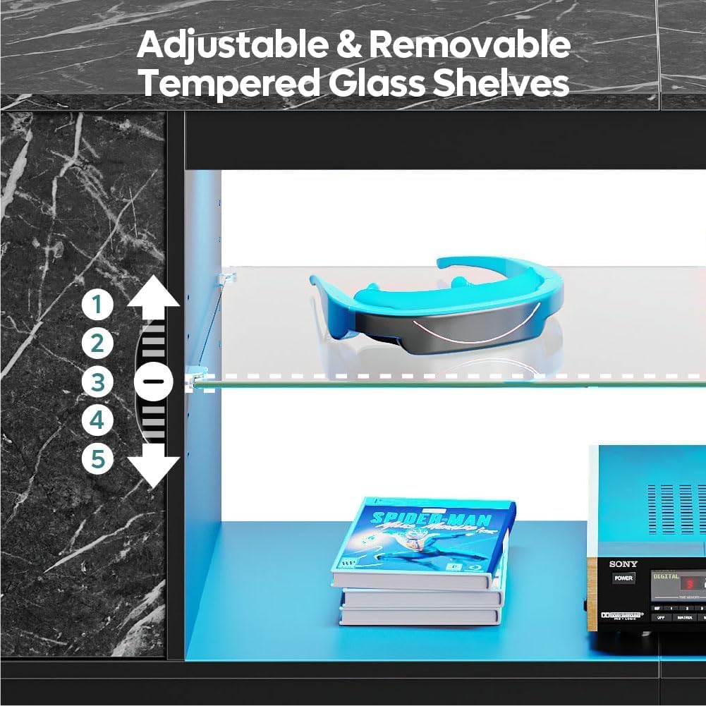 145cm LED TV Stand for TVs up to 65"