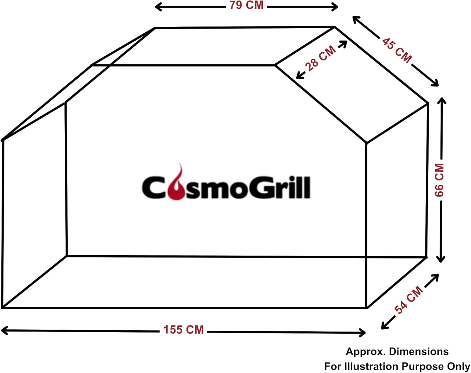 7 Gas Burner 6+1 Barbecue Grill Steel Warming Rack