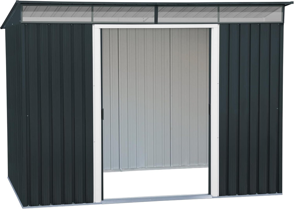 TOP Pent Roof Skylight 8 x 6 (4.86 m2) Metal Garden Shed