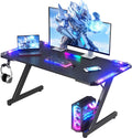 Gaming Desk with LED Lights