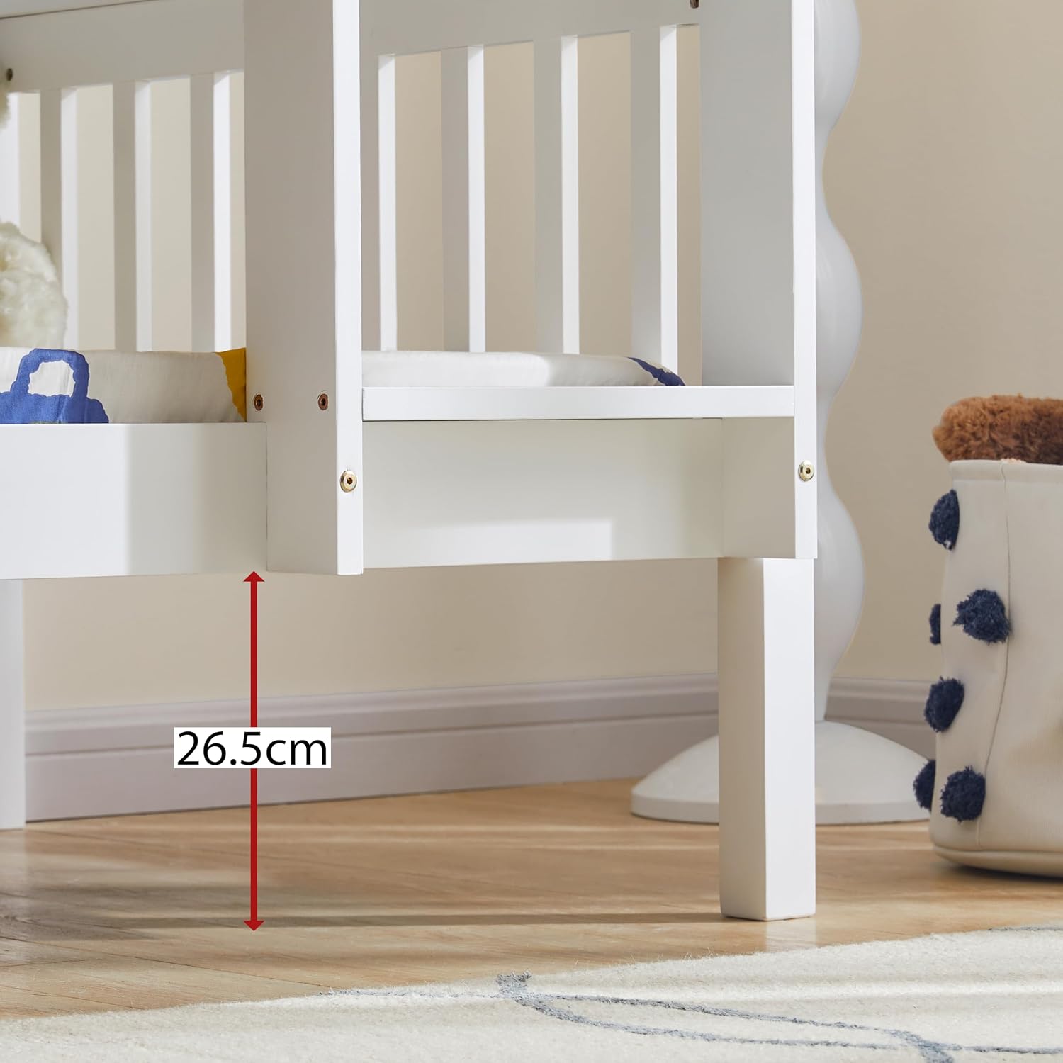 Single Bunk Bed Frame with Ladder