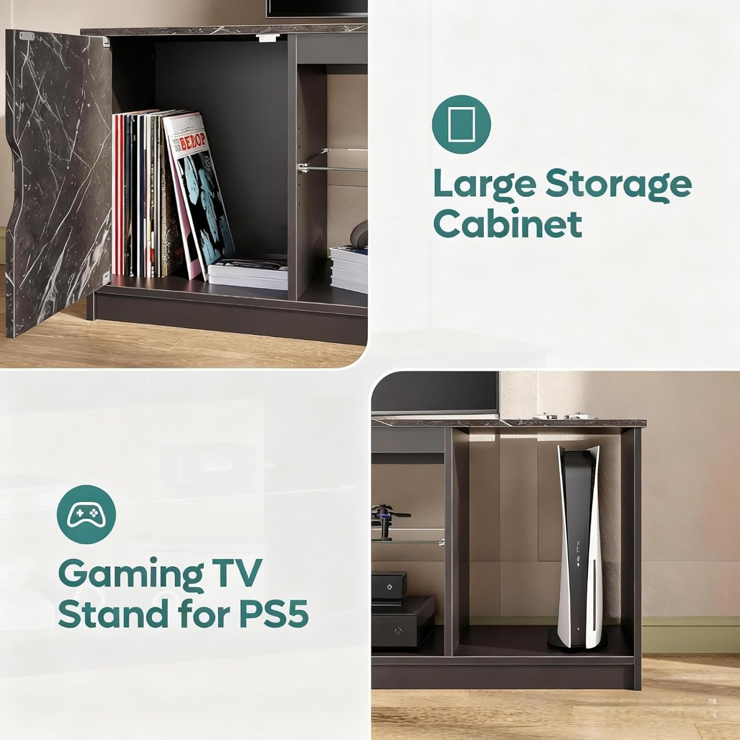145cm LED TV Stand for TVs up to 65"