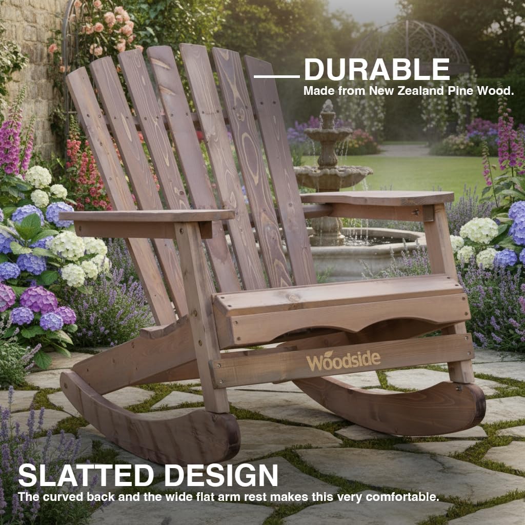 Chair Outdoor Wooden Garden Patio Furniture