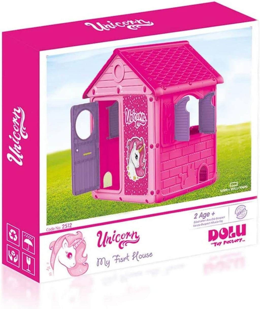 """Dolu 2520 Kids Unicorn Wendy Playhouse Garden