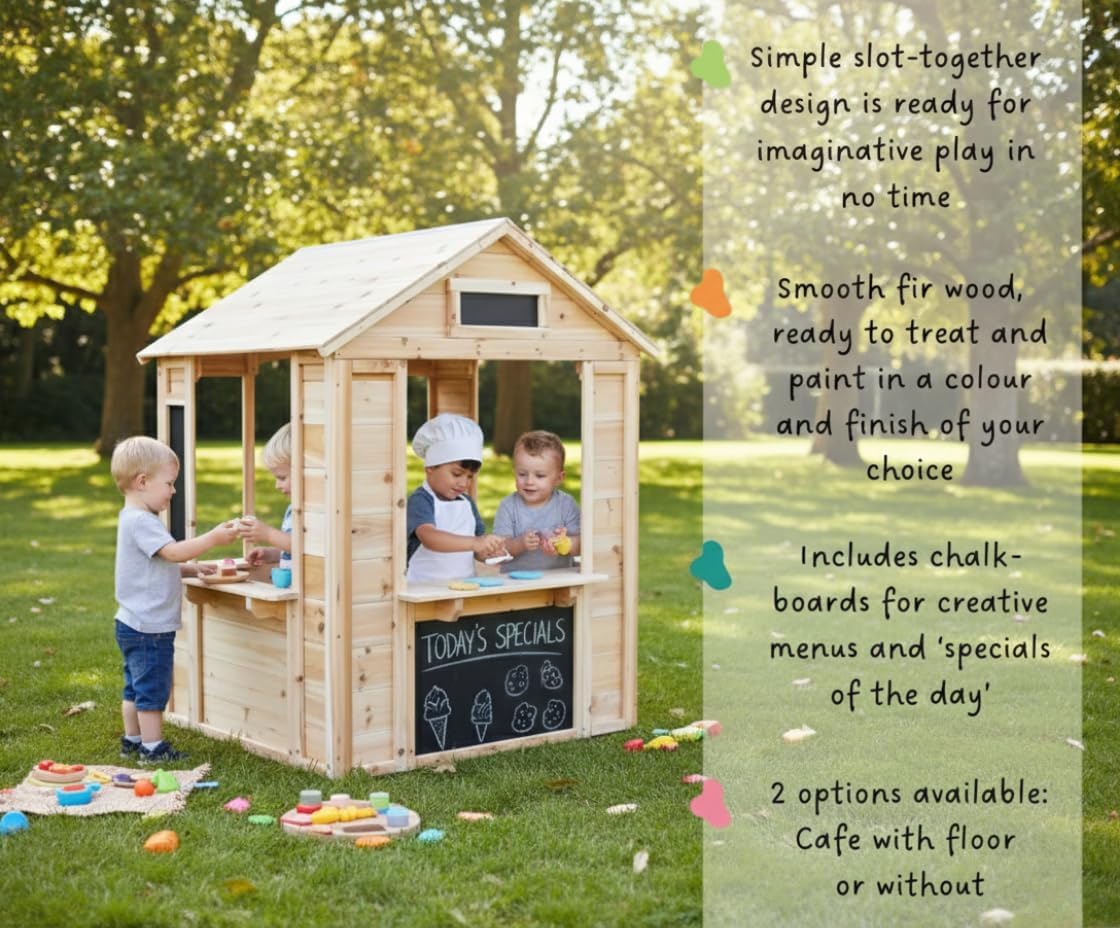 Wooden Playhouse Café Shop
