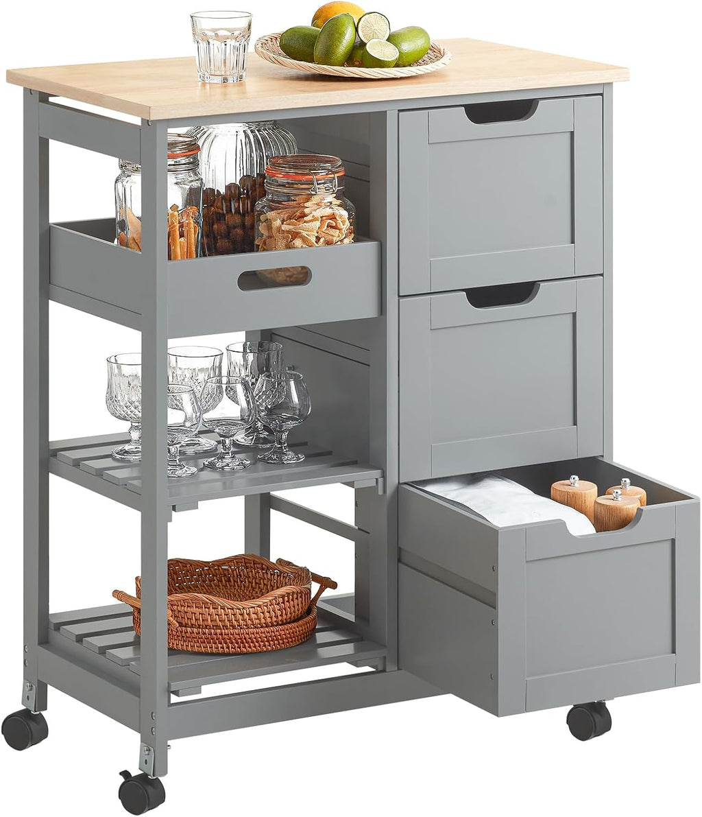 Kitchen Island on Wheels