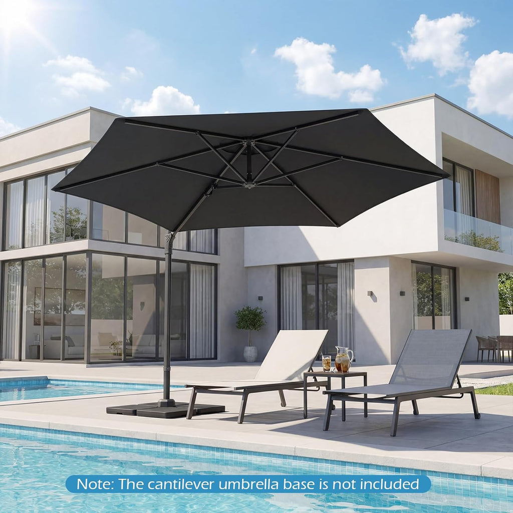 3M Patio Cantilever Umbrella