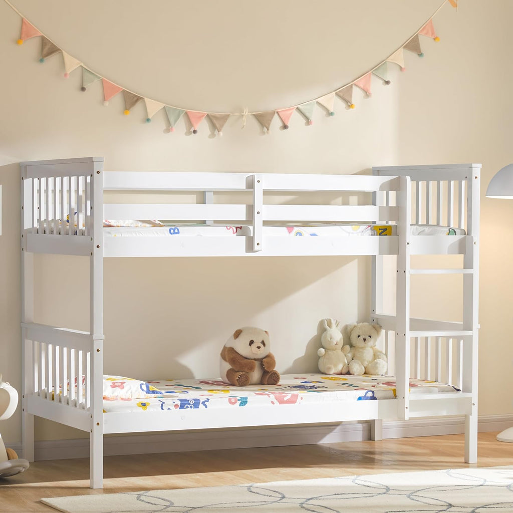 Single Bunk Bed Frame with Ladder