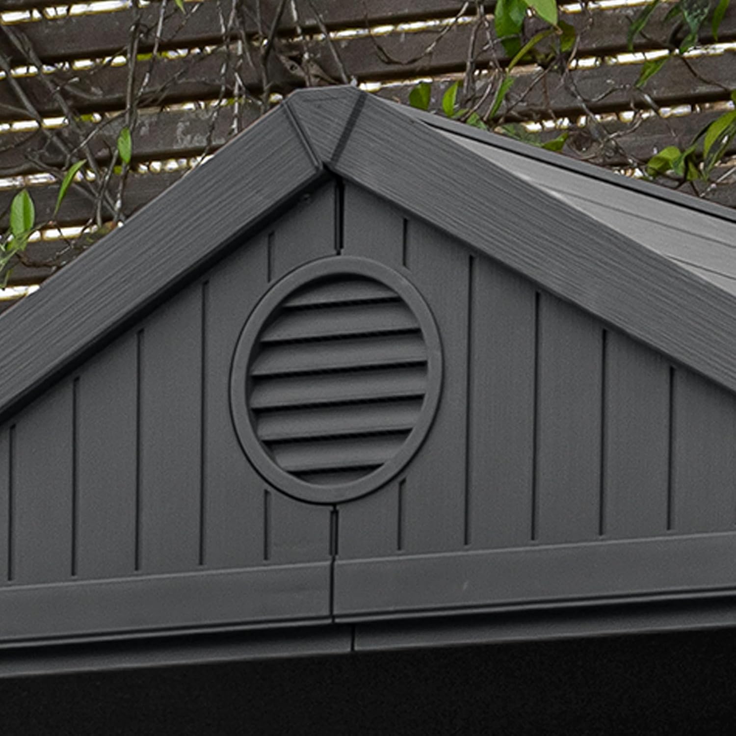 4x4 Outdoor Storage Shed - Grey