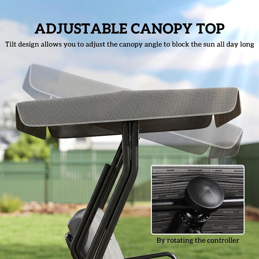 3-Seater Garden Swing Chair