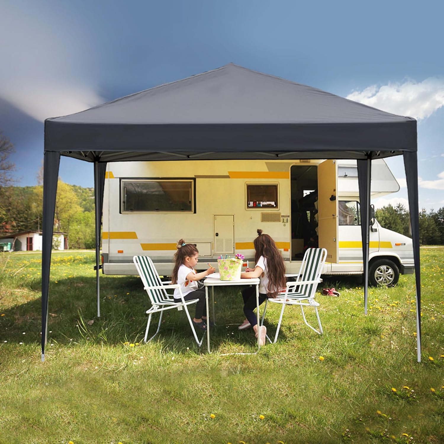 Gazebo with Sides 3m x 3m