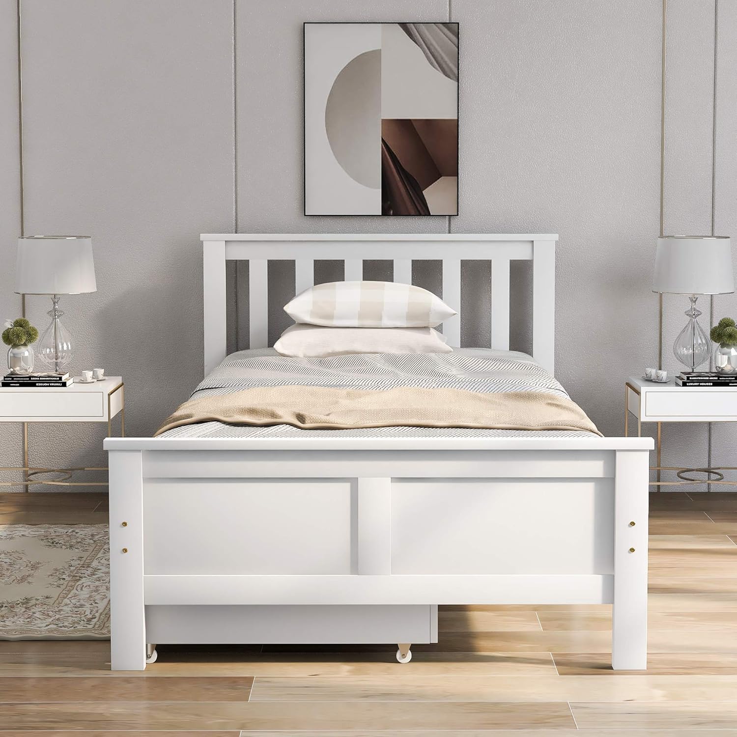 Designs Wooden Solid Pine Storage Bed With Drawers Bed Frame 3ft Single,90 x 190 cm