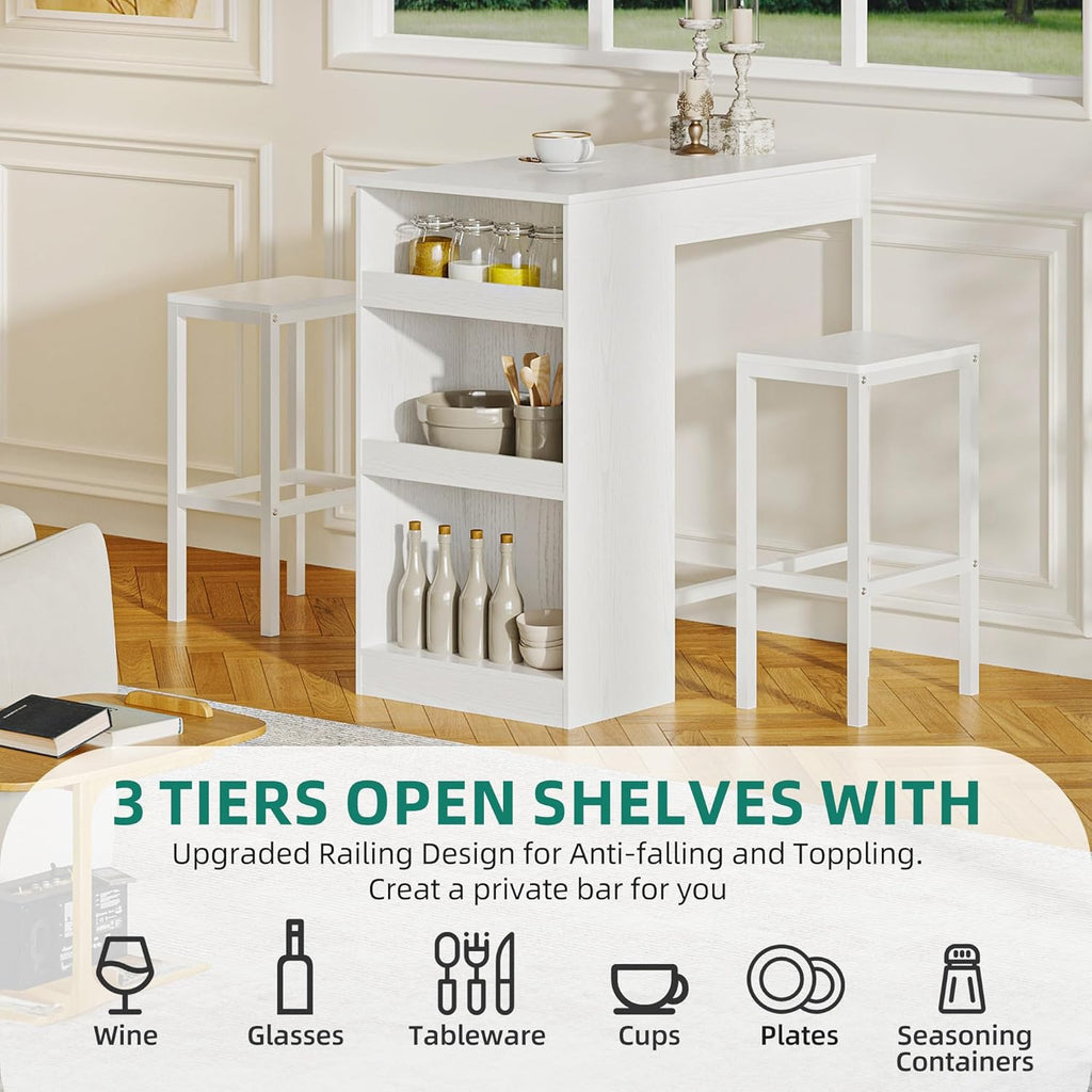 Table and Stools Set