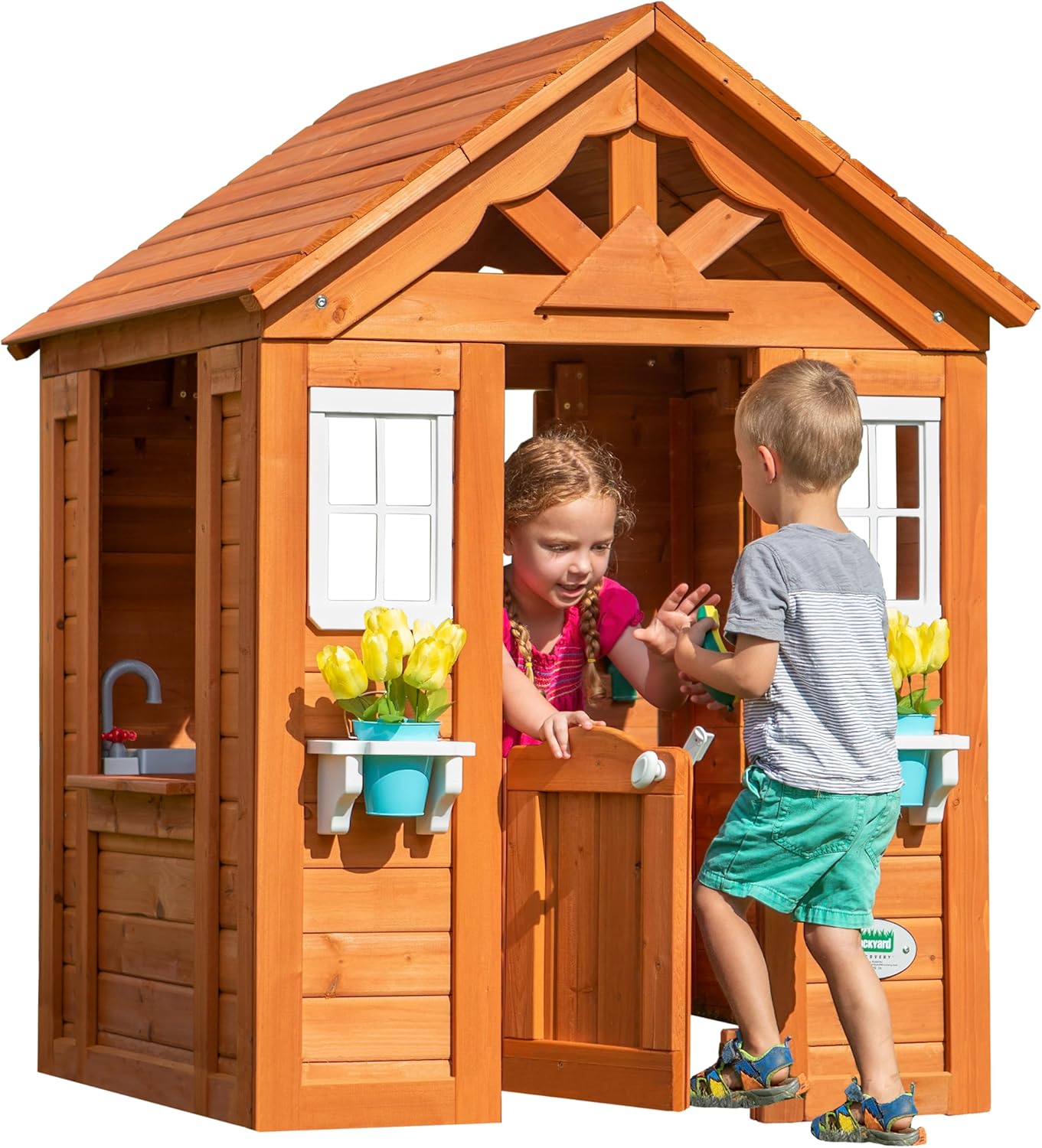 100% Cedar Wood Playhouse