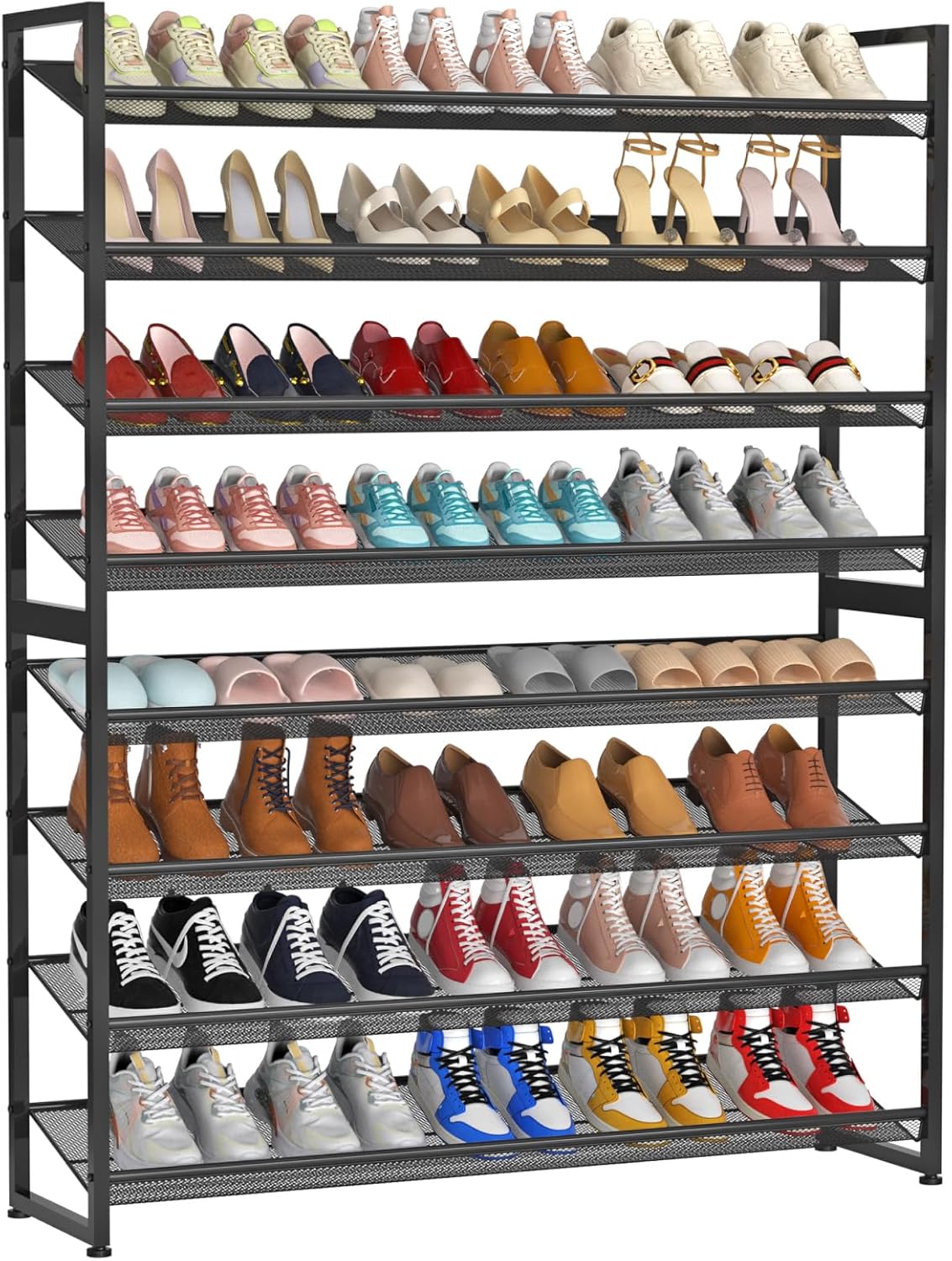 Large Shoe Rack 8 Tier Shoe Organizer