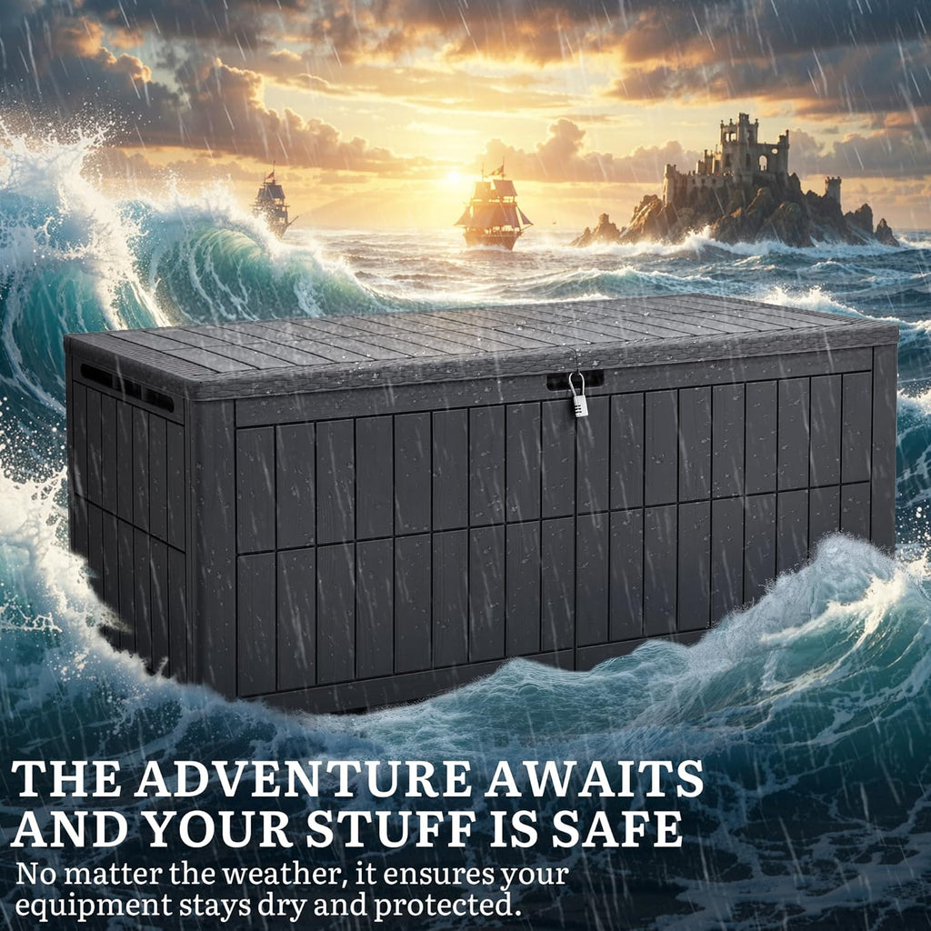 833L Large Outdoor Garden Storage Box