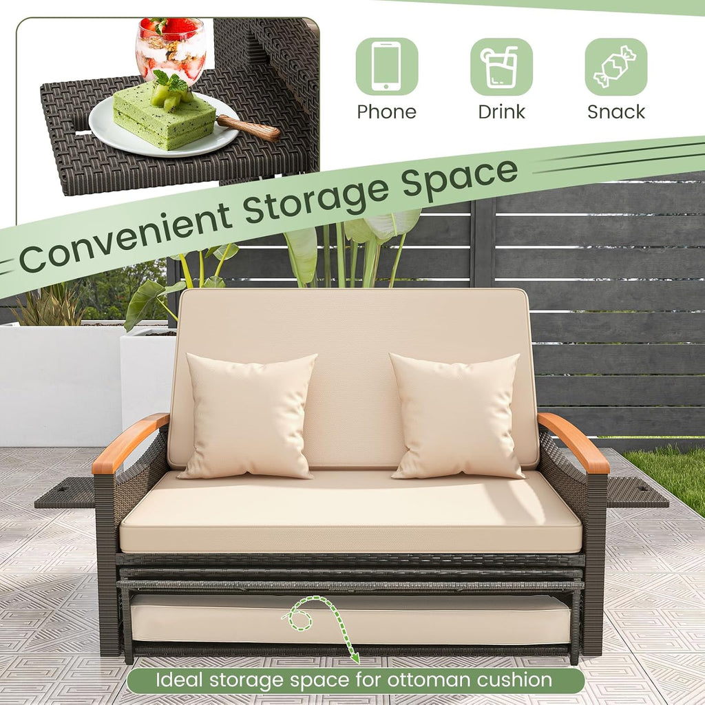 Garden Rattan Daybed
