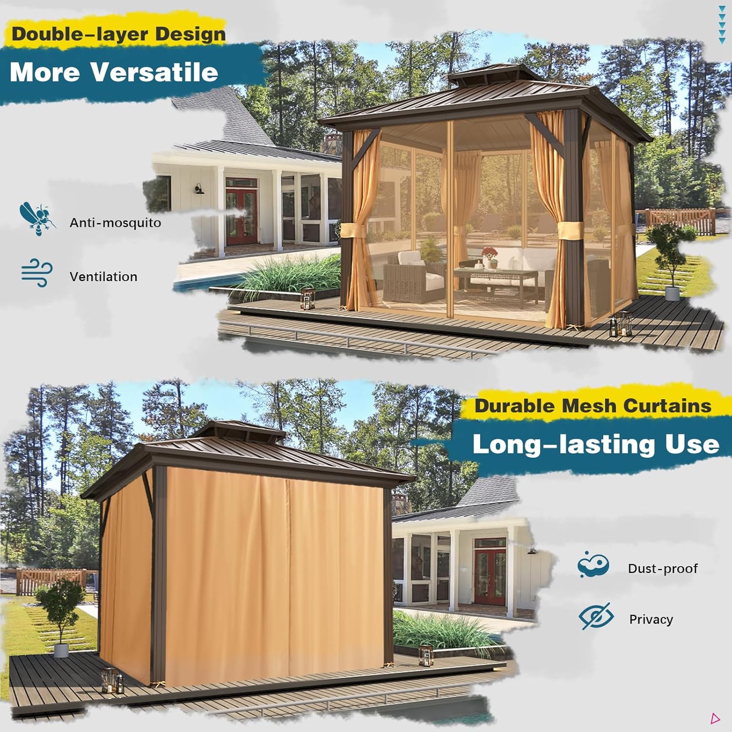 3x3M Hardtop Gazebo