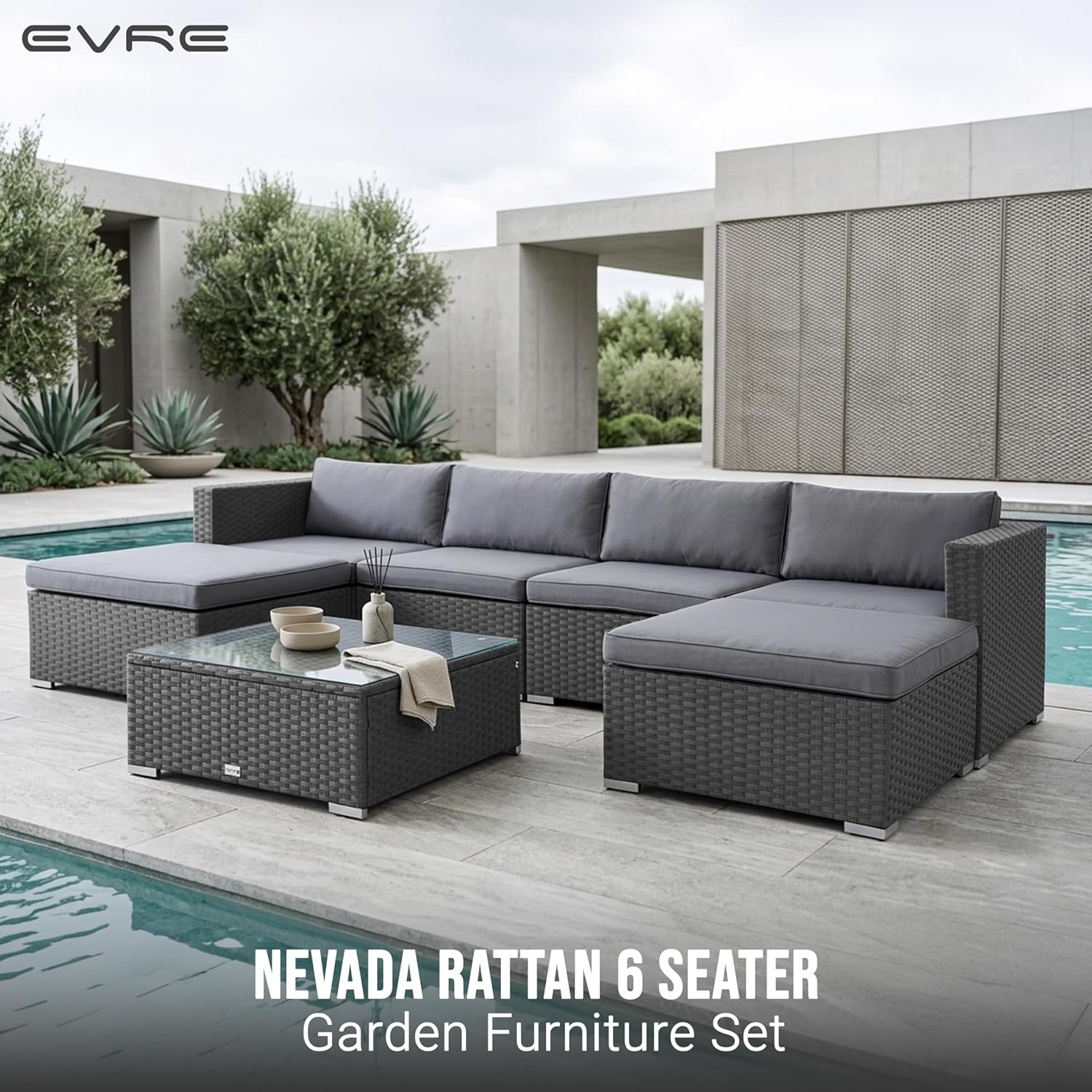 Nevada Rattan Garden Furniture Set