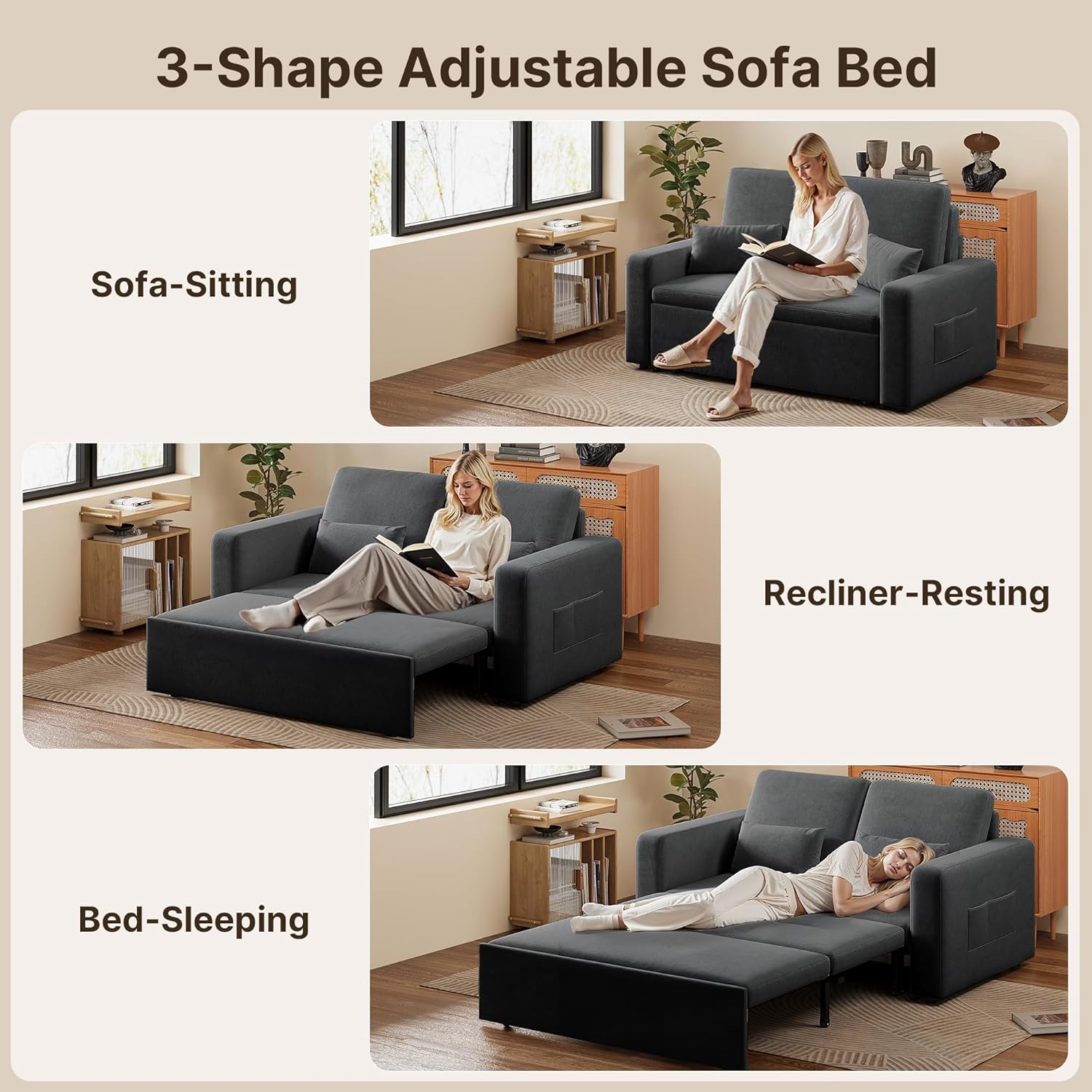 2-Seater Sofa Bed