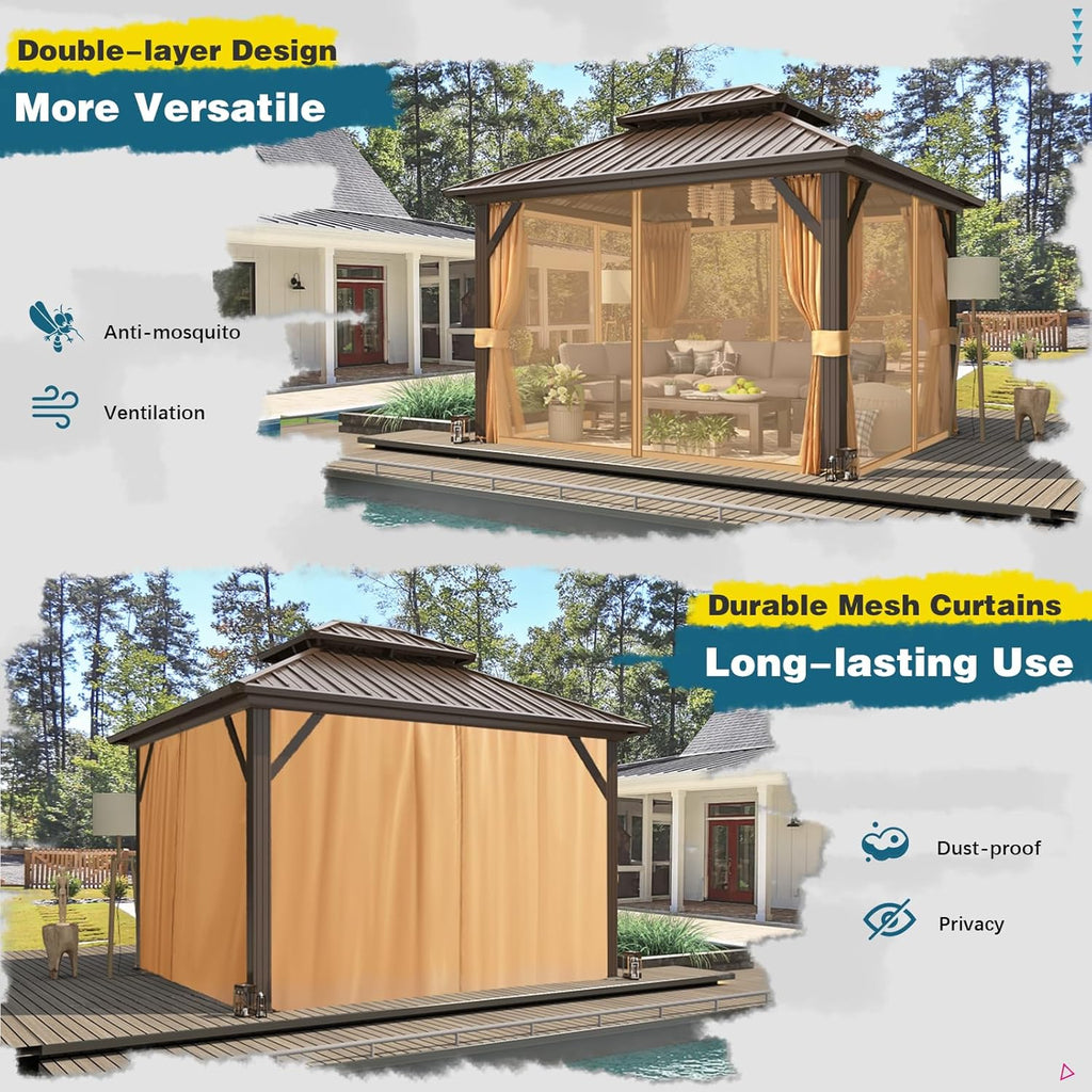 3x3.6M Hardtop Gazebo