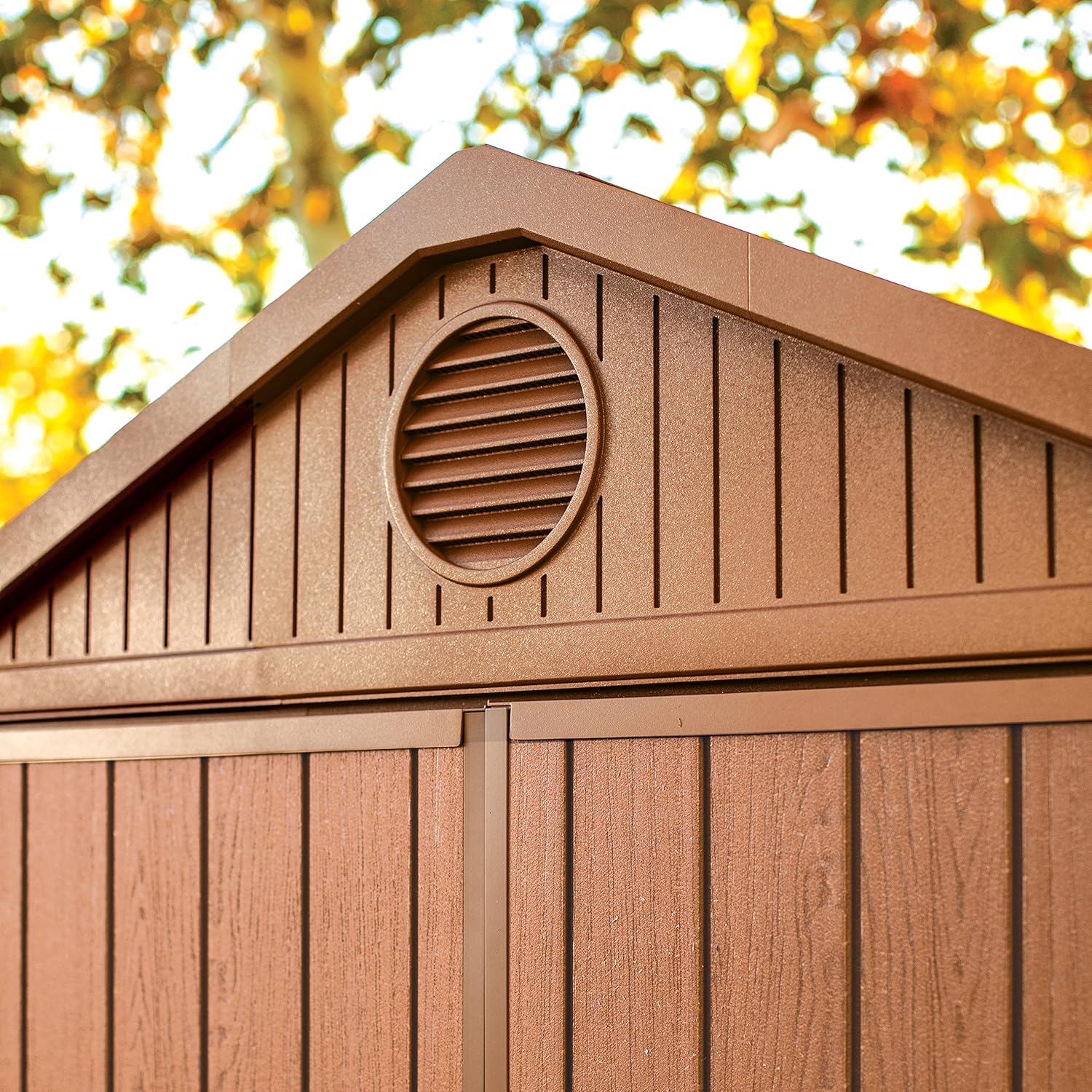 Apex Double-Door Outdoor Garden Storage Shed