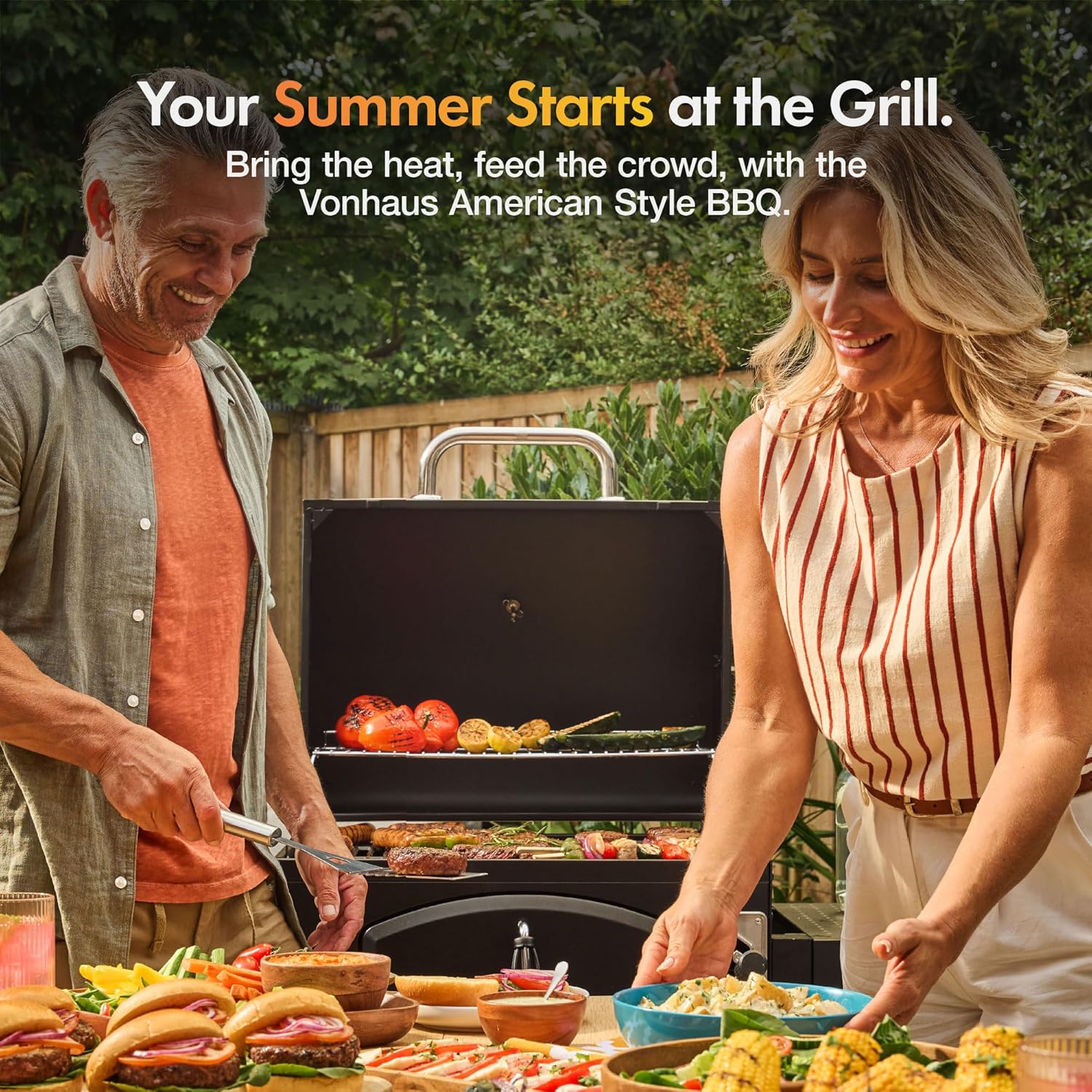 VonHaus Charcoal BBQ