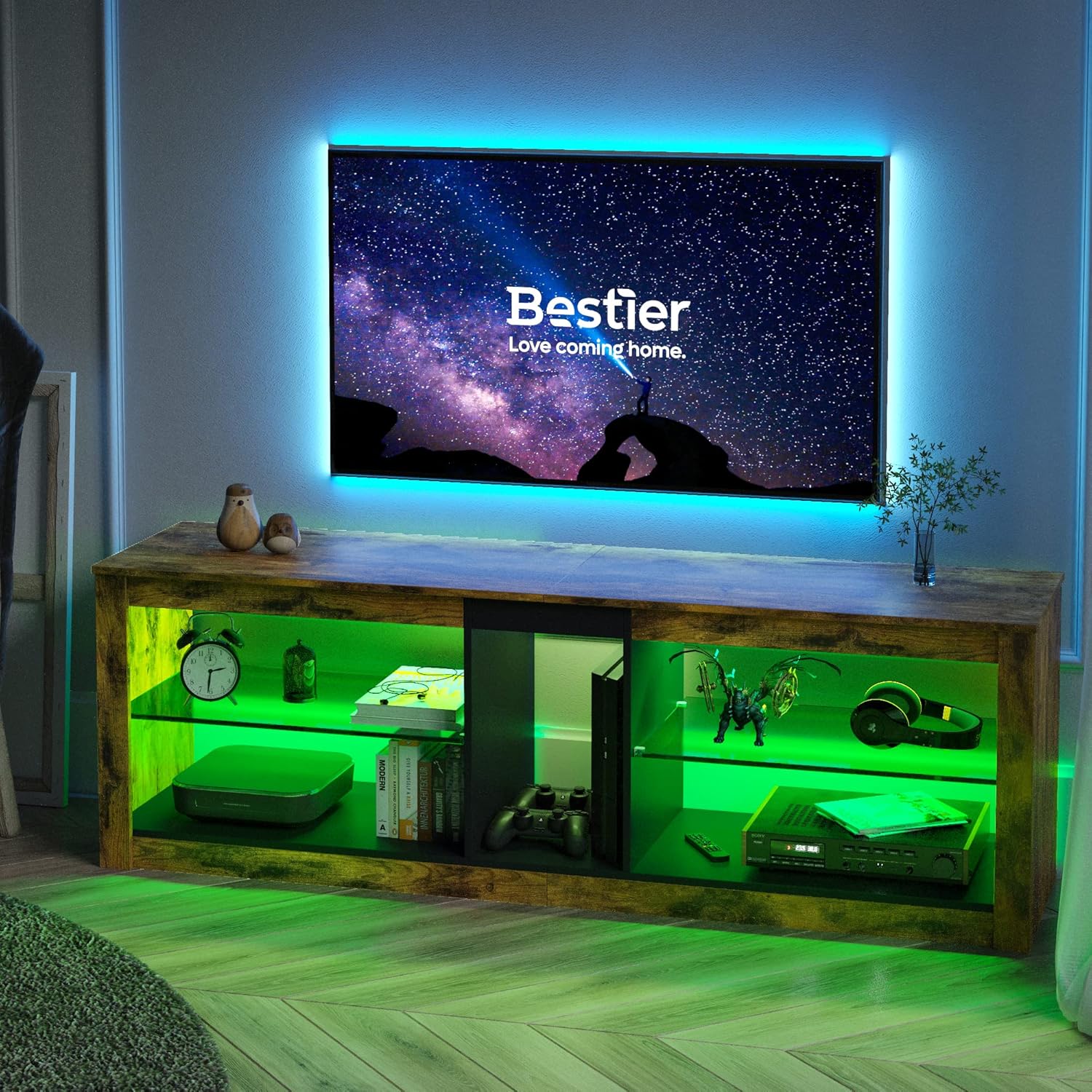 140cm LED TV Stand & Entertainment Cabinet