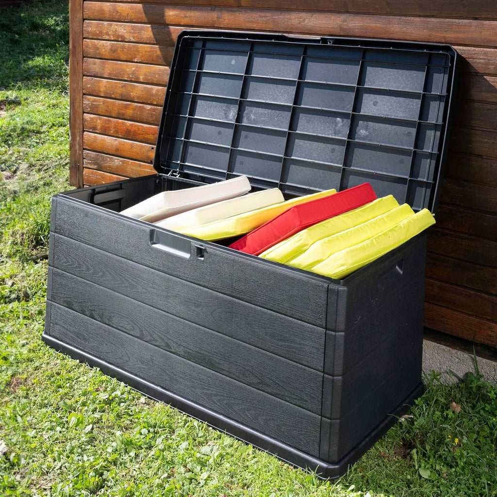 GARDEN 350L Heavy Duty Plastic Garden Storage Box