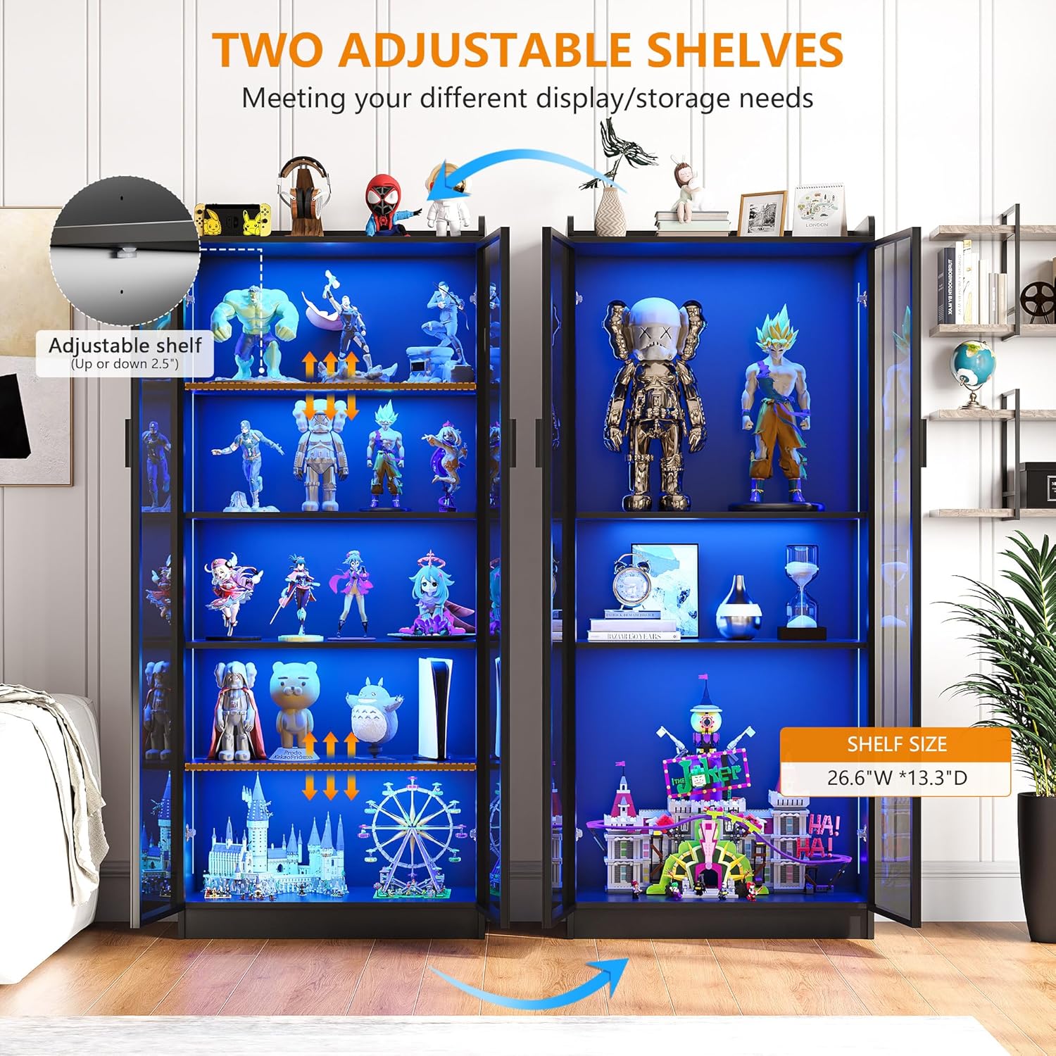 Cabinet with 2 Acrylic Doors