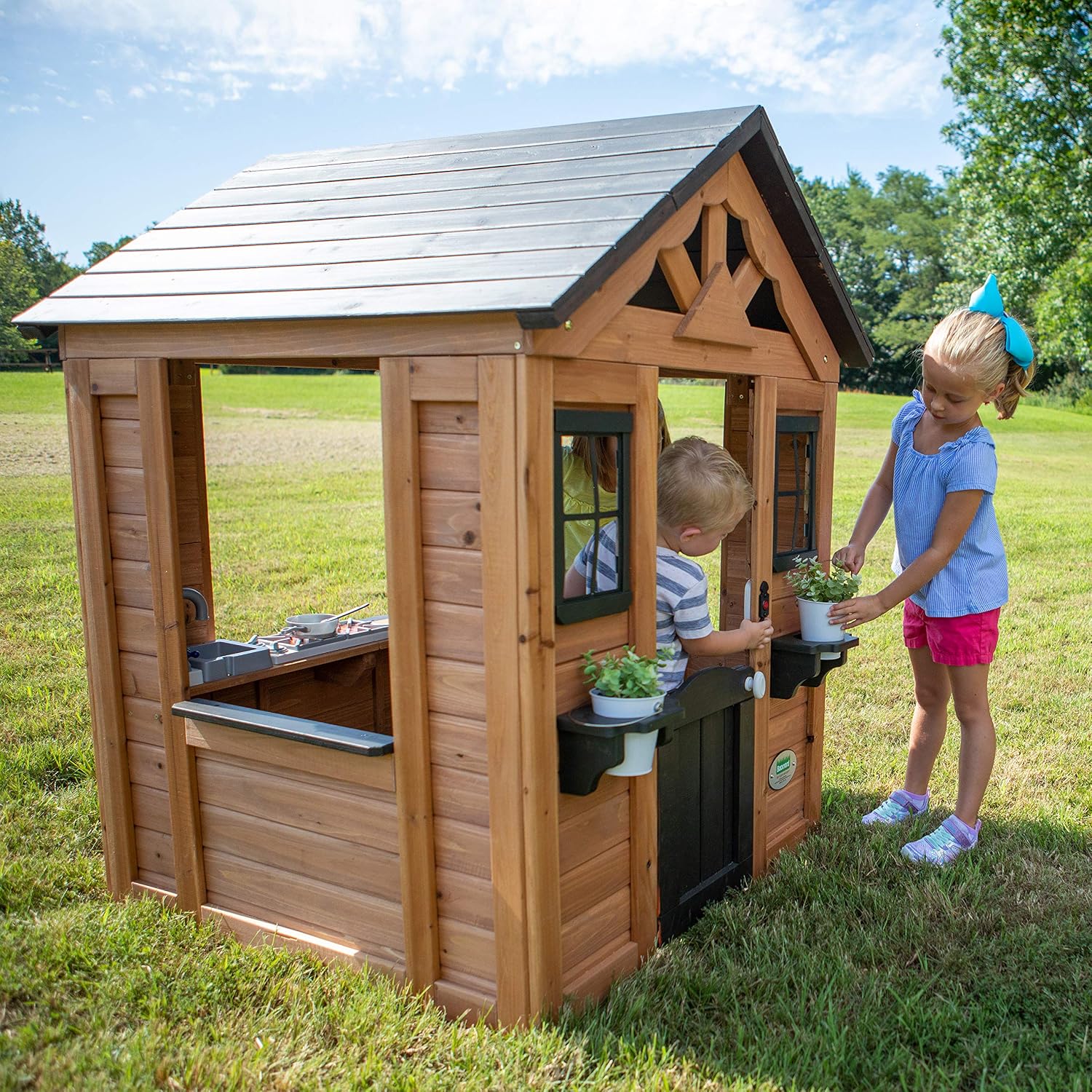 100% Cedar Wood Playhouse