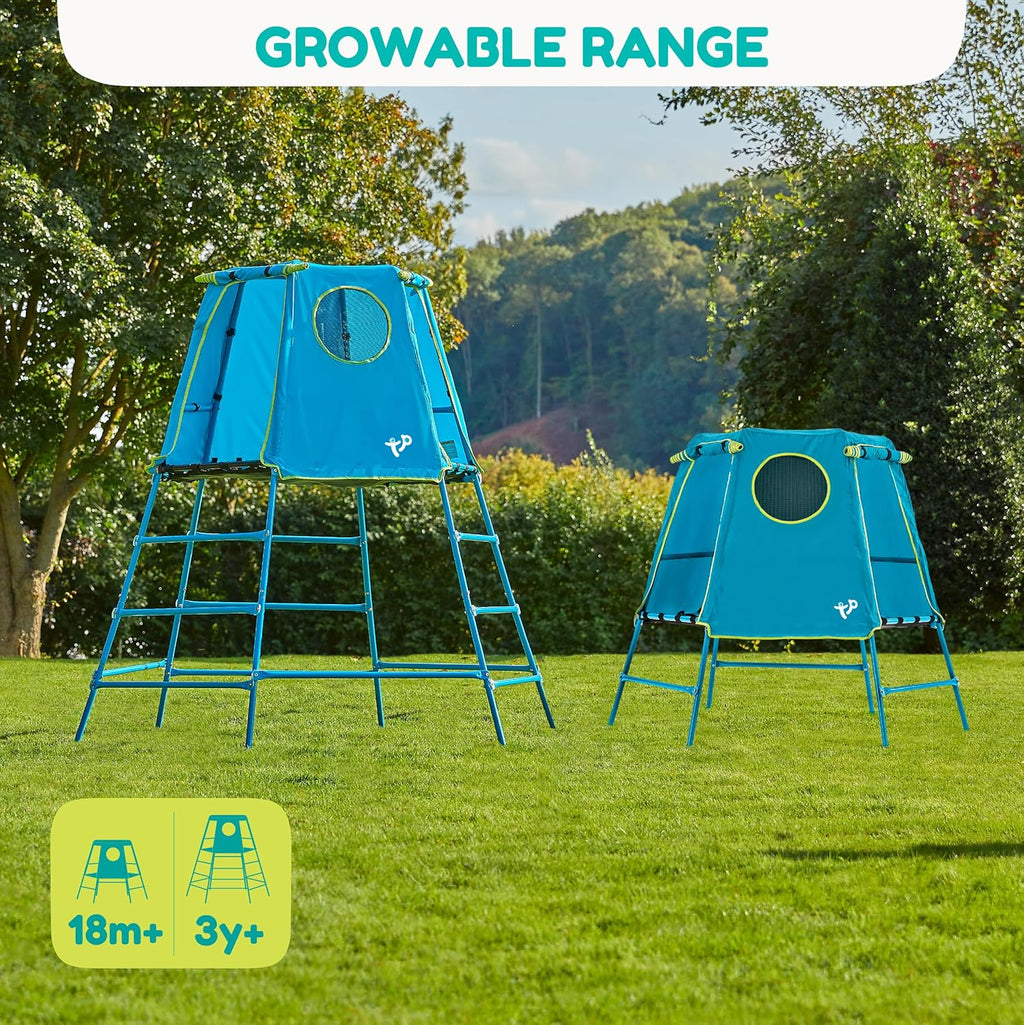 Metal Climbing Frame with Platform &amp; Den